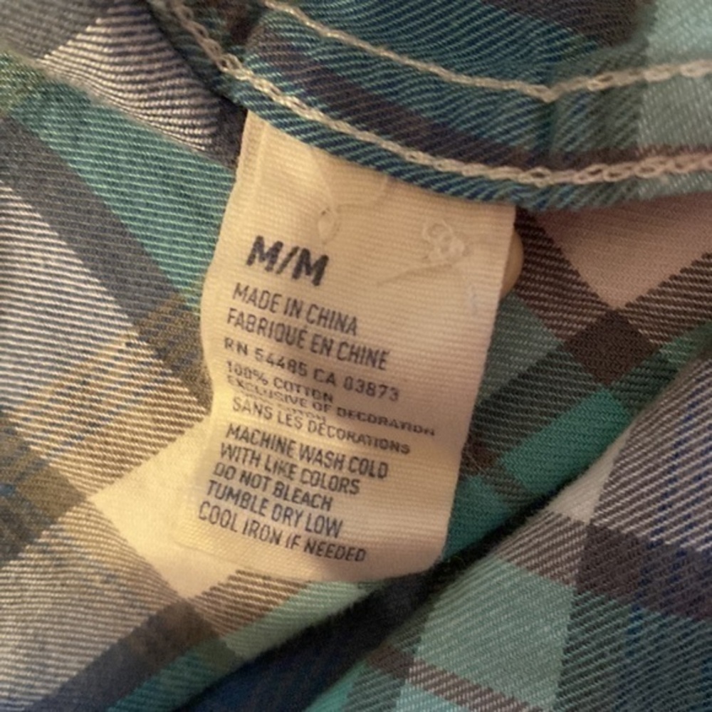 American Eagle outfitters athletic‎ fit plaid button down shirt - Picture 8 of 8